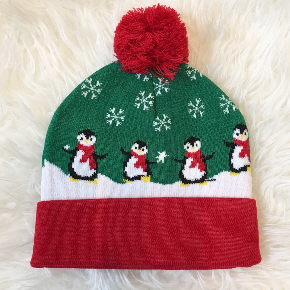 Penguin Pom Pom Beanie